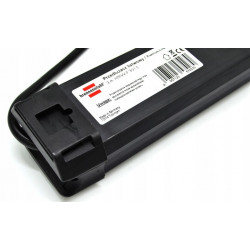 Listwa przeciwprzepięciowa 60.000A 4 gniazda 3m H05VVF3G1 czarna PremiumLine BRENNENSTUHL