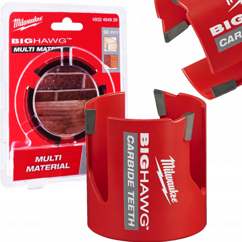 Otwornica Big Hawg Multi Material 68 mm. MILWAUKEE