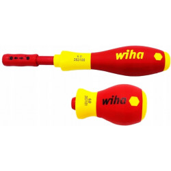 Wkrętak i zestaw bitów SLIMVARIO (10 części) w etui rozkładanym WIHA