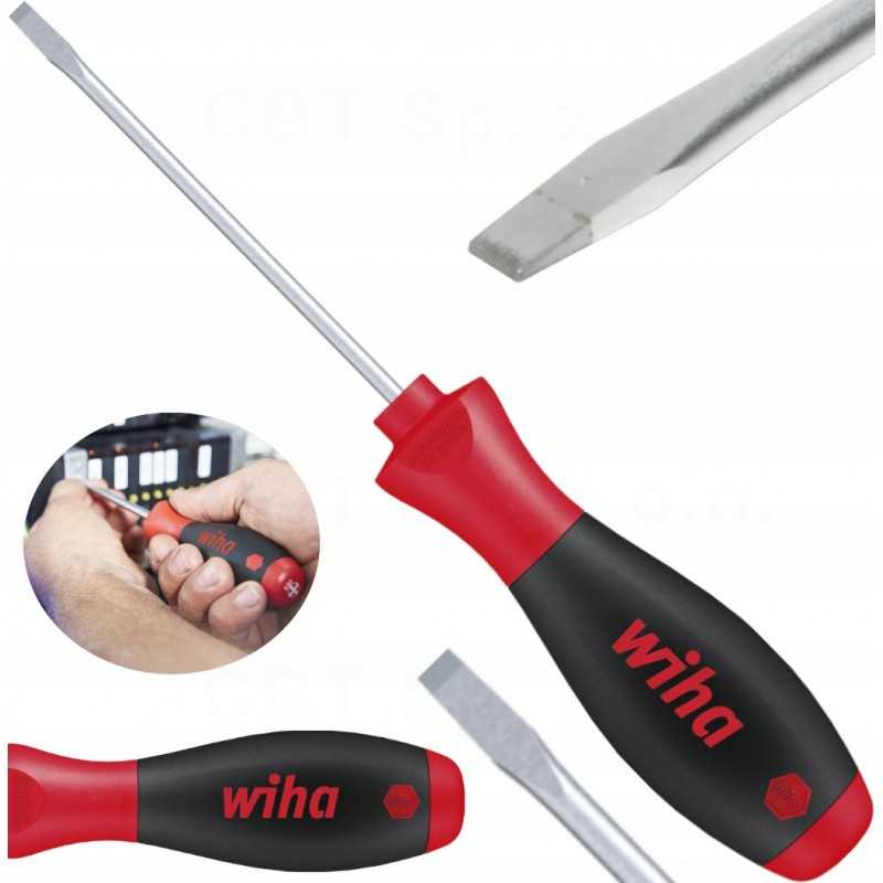 Wkrętak płaski SL 6,5 x 100 mm SoftFinish WIHA