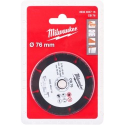 Uniwersalna tarcza tnąca z nasypem z węglika 76 mm MILWAUKEE