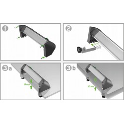 Listwa zasilająca 4 gniazda 1,8m 2xUSB H05VVF3G1,5 czarno&#47;srebrna AluOfficeLine BRENNENSTUHL