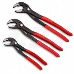 Szczypce do rur zestaw 3 szt. 180/250/300 mm. Cobra KNIPEX