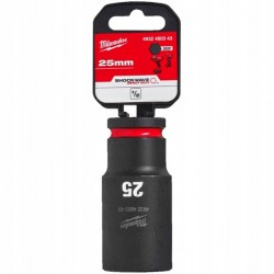 Nasadka udarowa 1/2" HEX 25 mm długa MILWAUKEE
