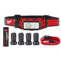 Latarka czołowa ładowana przez USB 600 lumenów L4HL2301 MILWAUKEE