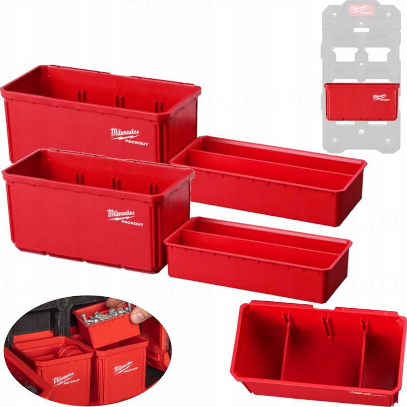 Pojemnik 10x20 cm (2 sztuki) Packout MILWAUKEE