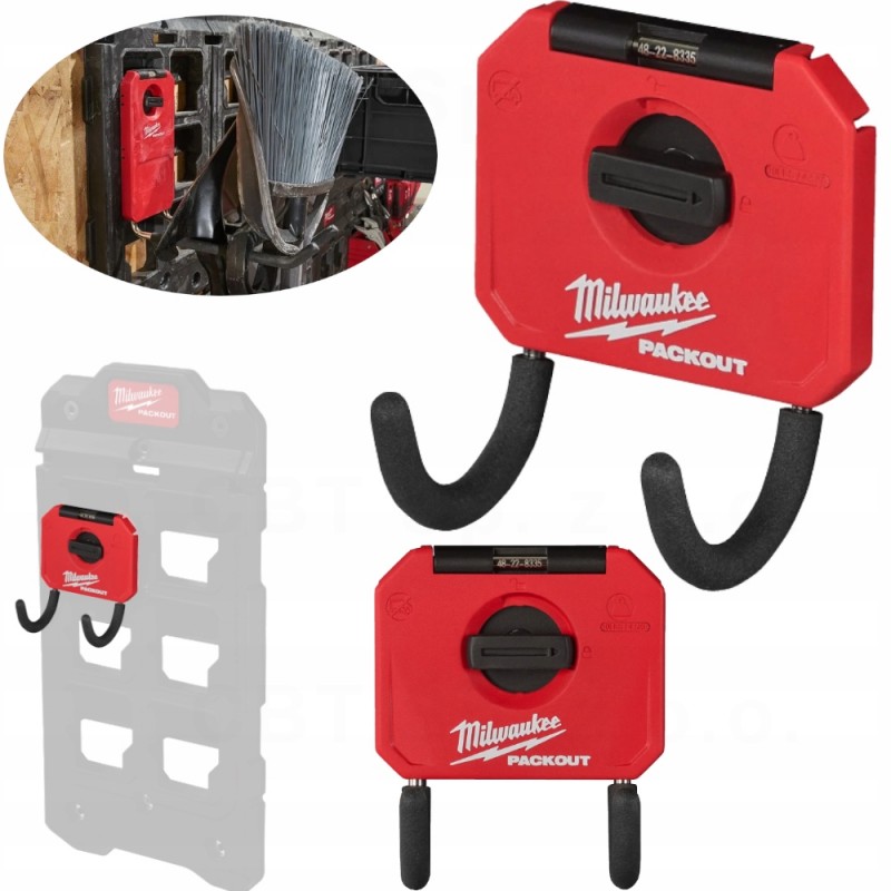 Hak narzędziowy zakrzywiony mały Packout MILWAUKEE