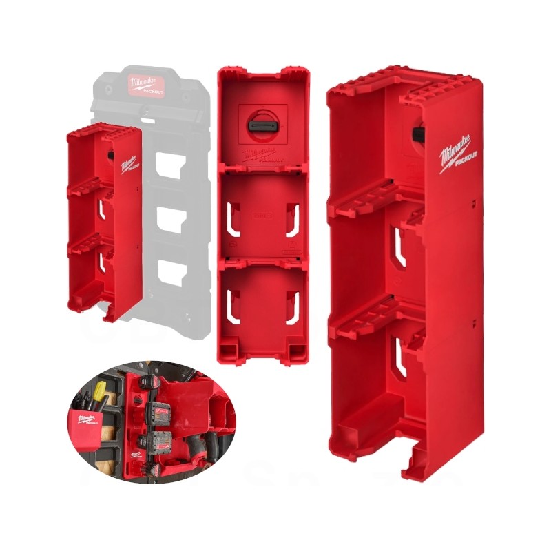 Uchwyty na akumulatory M18 Packout MILWAUKEE