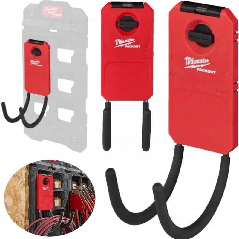 Hak narzędziowy zakrzywiony Packout MILWAUKEE