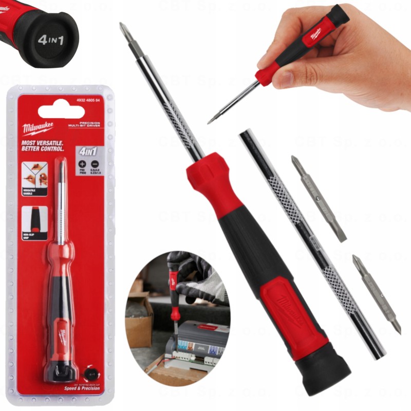 Precyzyjny wkrętak 4w1 MILWAUKEE