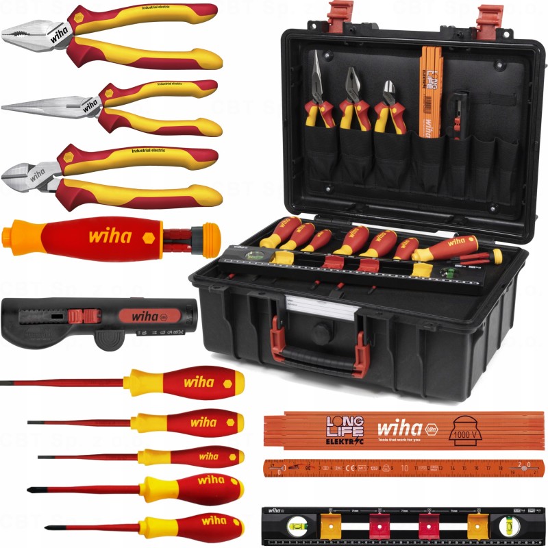 Walizka narzędziowa Basic L Electric 18 elementów WIHA