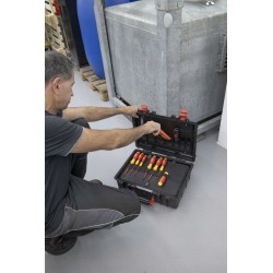 Walizka narzędziowa Basic L Electric 18 elementów WIHA