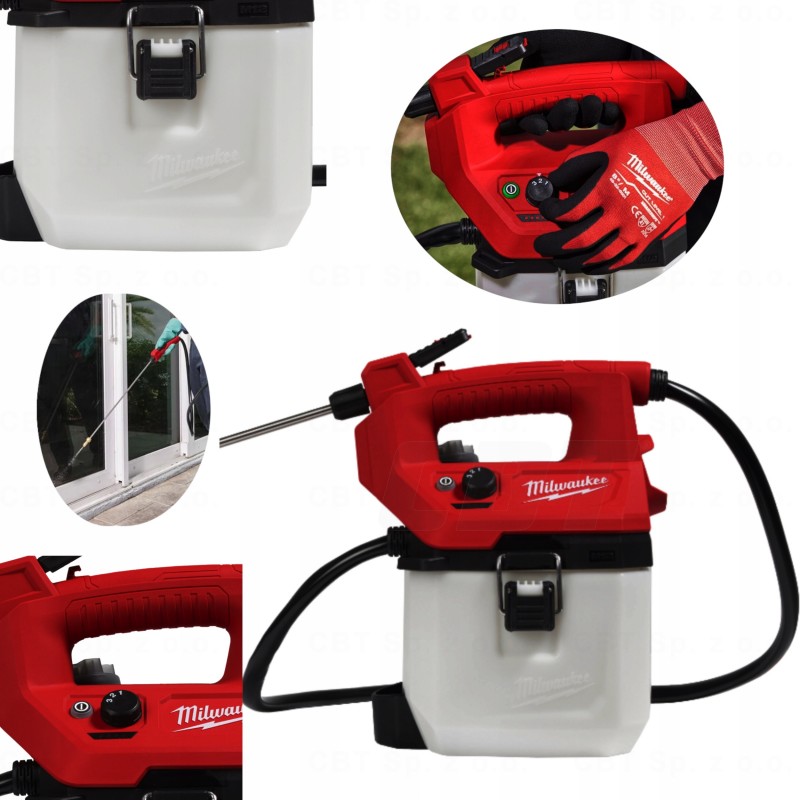 Opryskiwacz do chemii 3,7l, M12 BHCS3L0 MILWAUKEE