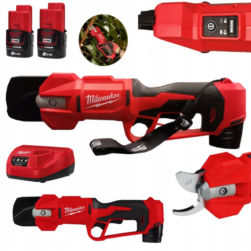 Sekator do gałęzi  M12BLPRS202 MILWAUKEE