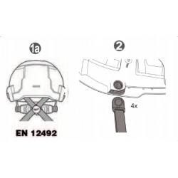Hełm ochronny czerwony wentylowany BOLT 200 MILWAUKEE