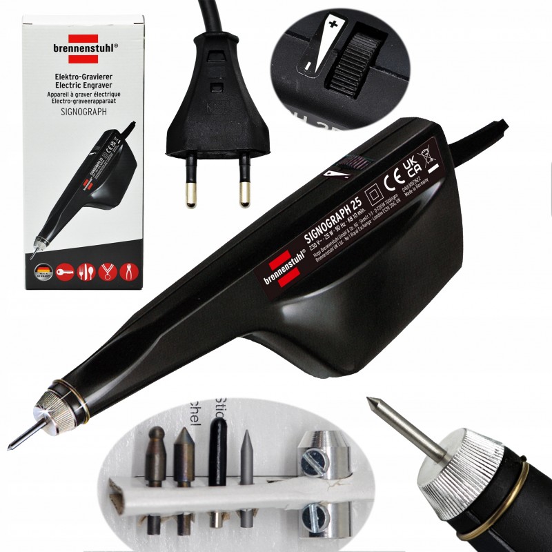 Grawerka  Signograph 25 DiamantSet BRENNENSTUHL