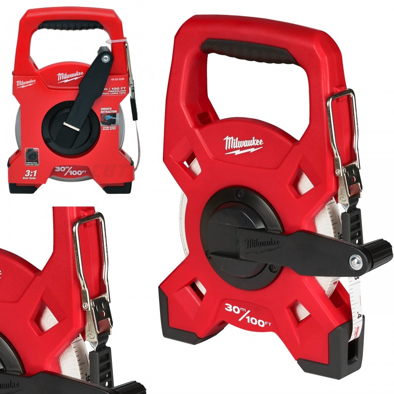 Taśma miernicza z włókna szklanego 30m/100ft