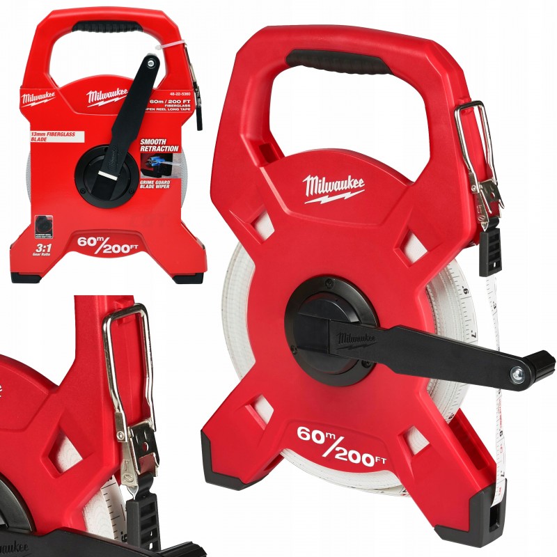 Taśma miernicza z włókna szklanego 60m/200ft MILWAUKEE