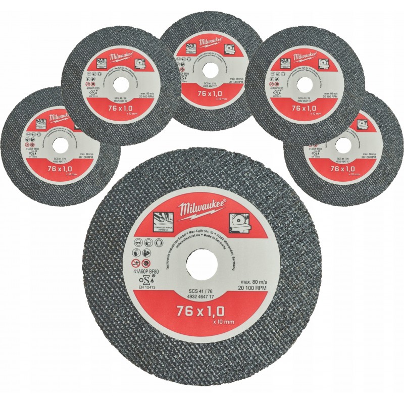Tarcza tnąca do metalu 76 mm (5 sztuk) MILWAUKEE