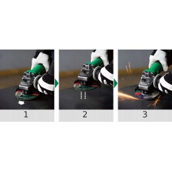 Szlifierka kątowa 125mm, korpus, silnik HIKOKI