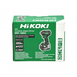 Zakrętarka udarowa akumulatorowa 18V 1/4" 210 Nm HIKOKI