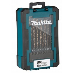 Zestaw wierteł do metalu HSS MForce 110 mm, 19 sztuk, D67583 MAKITA