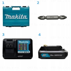Wiertarko  wkrętarka 12V LIION DF333DWY MAKITA Wiertarko  wkrętarka 12V LIION DF333DWY MAKITA
