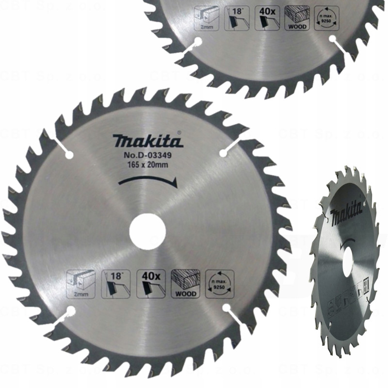 Tarcza do piły, Standard T.C.T, 165 x 20 mm, 40 Z MAKITA