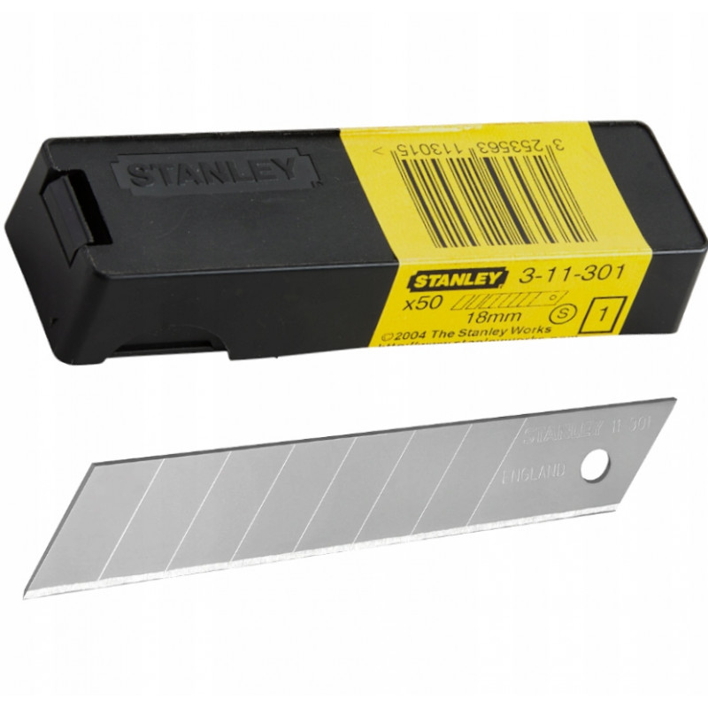 Ostrza łamane 18 mm 50 sztuk STANLEY