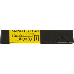Ostrza łamane 18 mm 50 sztuk STANLEY