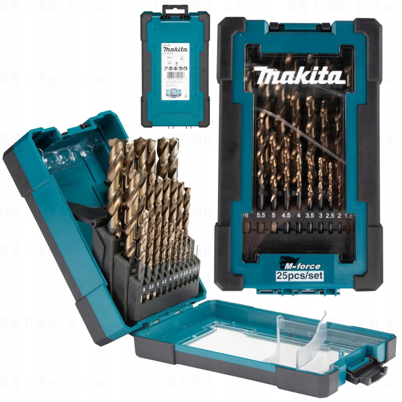 Wiertła do metalu M-force 1,0 - 13 mm MAKITA