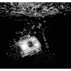 Latarka mini Crystal Grey Biały Czerwony Armytek