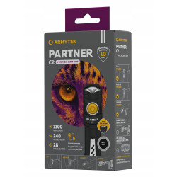 Latarka Partner C2 Magnet USB cold Armytek