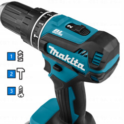Akumulatorowa wiertarko-wkrętarka udarowa LXT ® 18V MAKITA