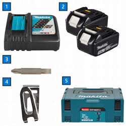 Wiertarko - wkrętarka akum. LXT DHP489RTJ MAKITA