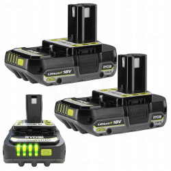 Kosiarka hybrydowa RY18LMH37A-225 18V, 37 cm szer. koszenia, kosz 45 L, 2 x aku. 2,5Ah, ładowarka RYOBI