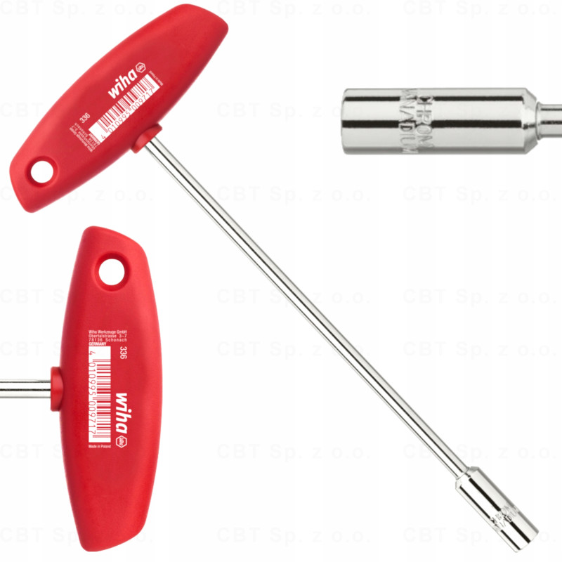 Klucz nasadowy T Classic sześciokątny 10,0 x 125 mm WIHA