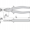 Szczypce uniwersalne 406&#47;4G, 180 mm UNIOR