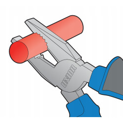 Szczypce uniwersalne 220 mm 406/1BI Chrom UNIOR