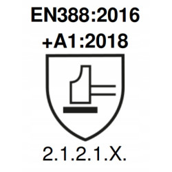 Rękawice z grzbietem ze wzmocnionego dżerseju EUROSTRONG 860 r.8 COVERGUARD