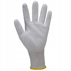 Rękawice białe bezszwowe LOW DMF EUROLITE P400 rozmiar 9 COVERGUARD