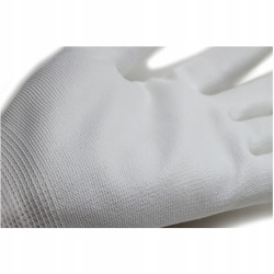 Rękawice białe bezszwowe LOW DMF EUROLITE P400 rozmiar 9 COVERGUARD