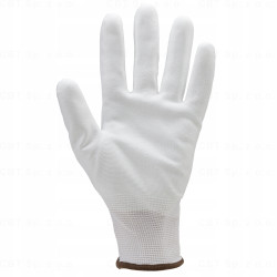Rękawice białe bezszwowe EUROLITE 6020 rozmiar 6 COVERGUARD