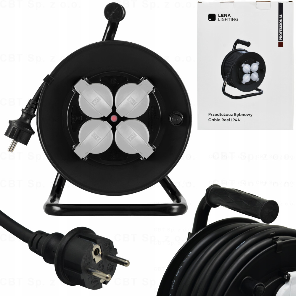 Przedłużacz bębnowy IP44 25m 3G2,5mm2 LENA