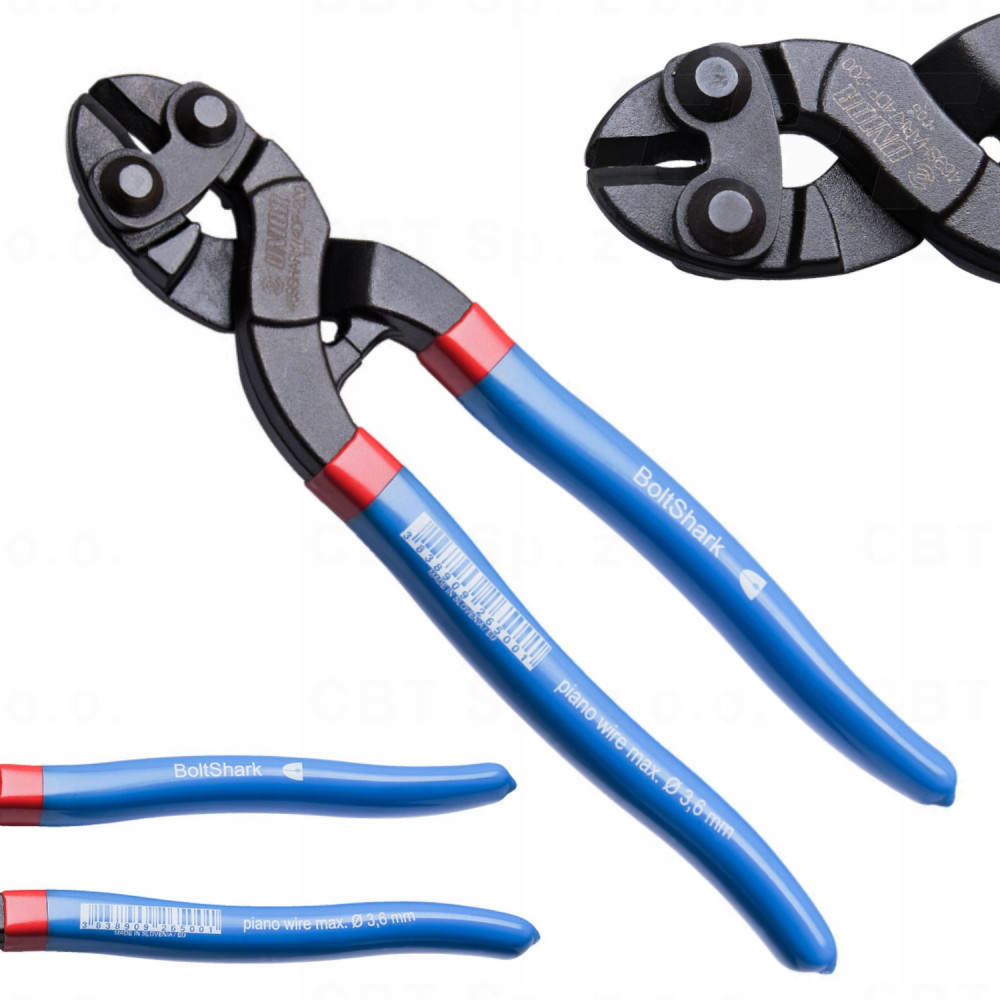 Szczypce tnące Boltshark z rowkiem - 469SHARK/4DP