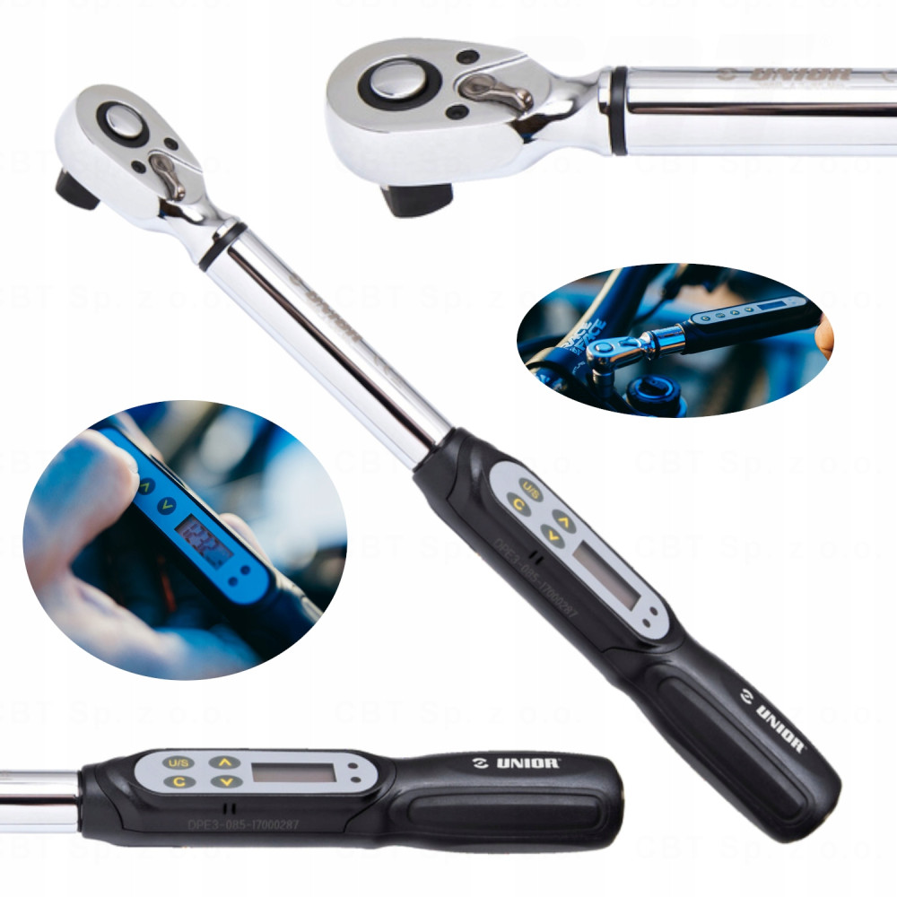 Elektroniczny klucz dynamometryczny 1/2" 4,3 - 85 Nm UNIOR