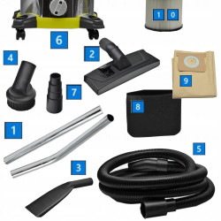 Odkurzacz na mokro/sucho 1500W RVC-1530IPT-G Ryobi 1500W VAC IN2 RYOBI