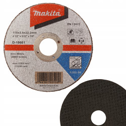 Tarcza tnąca 115 x 2,5 x 22,23 mmD-18661115 x 2,5 x 22,23 mm A30S  Metal MAKITA