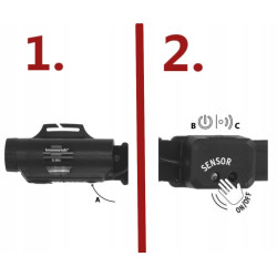 Latarka czołowa LED akumulatorowa z czujnikiem SL 500LM IP44 BRENNENSTUHL