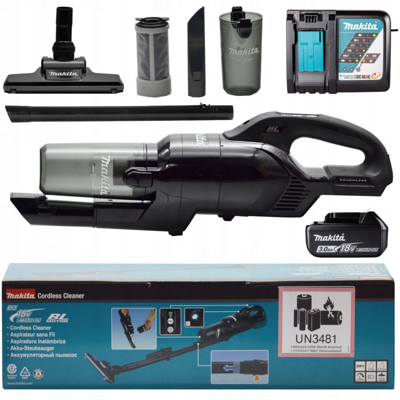 Akumulatorowy odkurzacz pionowy LXT DCL286FRFB